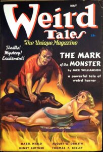 Weird Tales pulp magazine cover